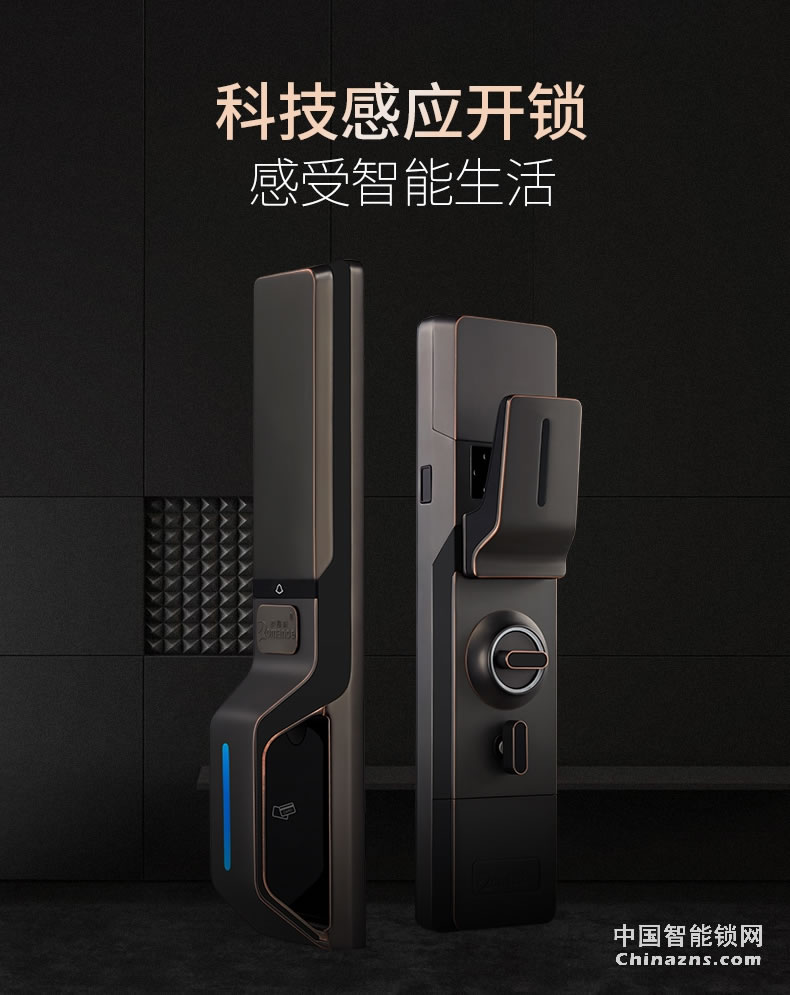 罗曼斯全自动智能锁DD3 指纹锁家用防盗门感应密码电子门锁