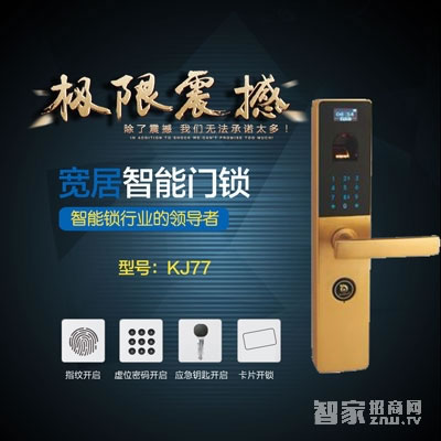科技侠智能锁 家用防盗门指纹锁