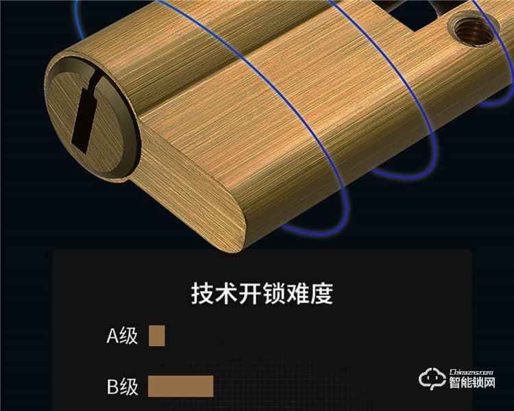 扬子智能锁 S9家用直板半自动智能锁