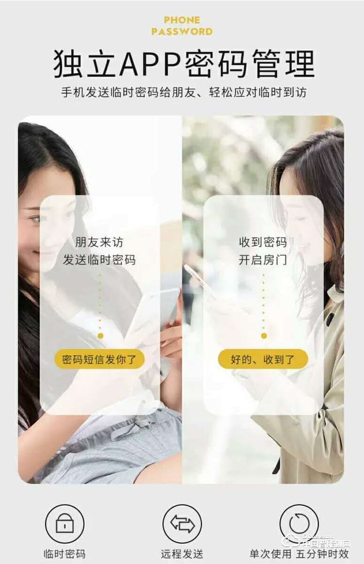 智得利智能锁 智能指纹锁密码锁刷卡锁A-615