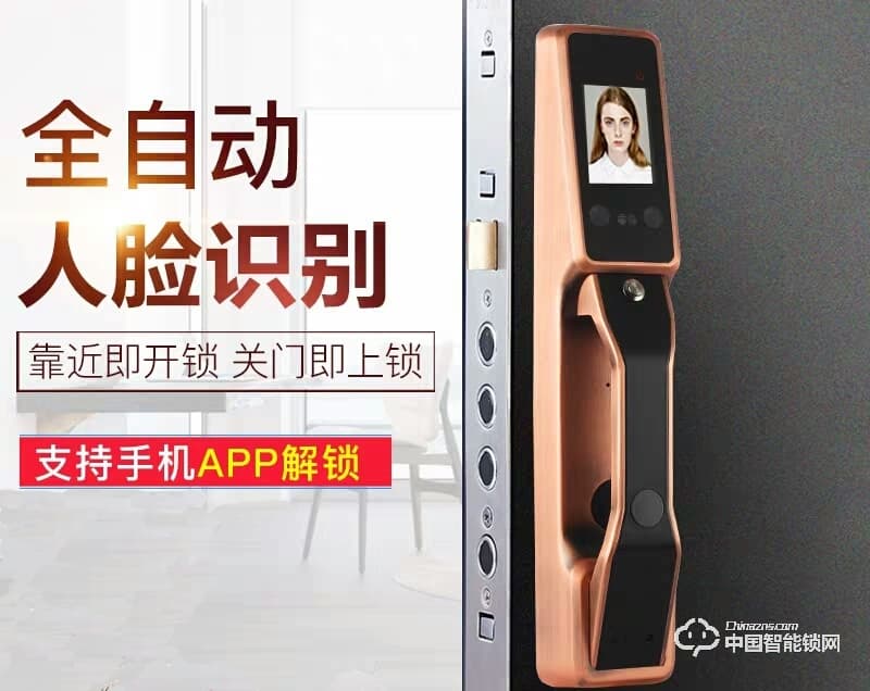 智得利智能锁 人脸识别智能锁 家用电子密码锁A-098