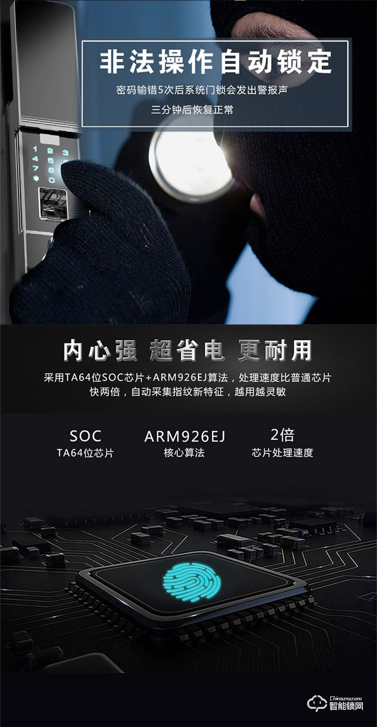 皇家金盾智能锁 X1家用防盗门锁密码锁