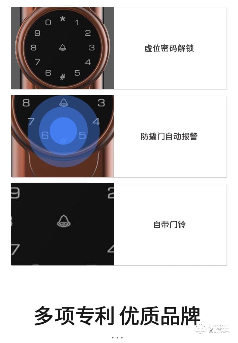 铭匠智能锁 r7 Pro防盗门智能锁指纹锁