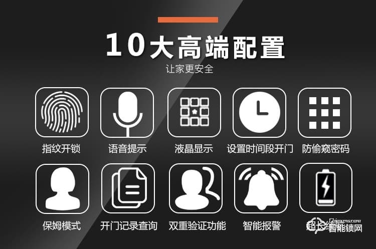 美鼎智智能锁 家用防盗门锁智能电子锁刷卡锁