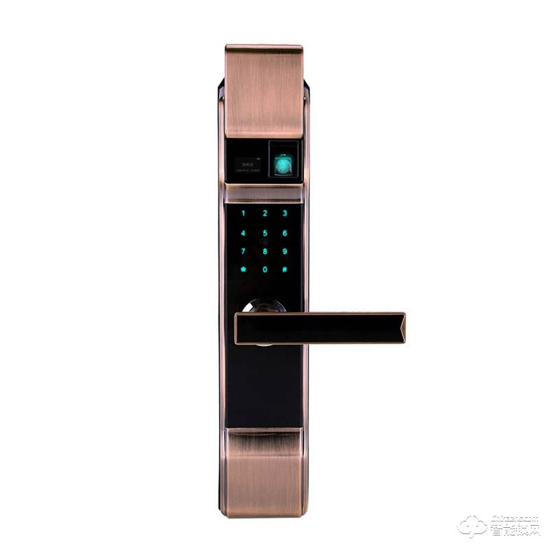 凯莉龙智能锁 LG07时尚小滑盖智能指纹锁