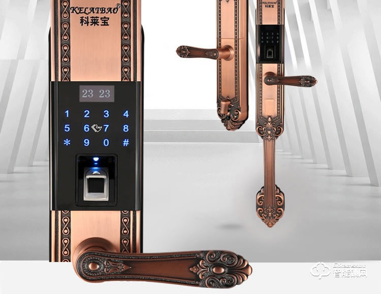 科莱宝智能锁 KLB-9013家用防盗门欧式木门单开锁