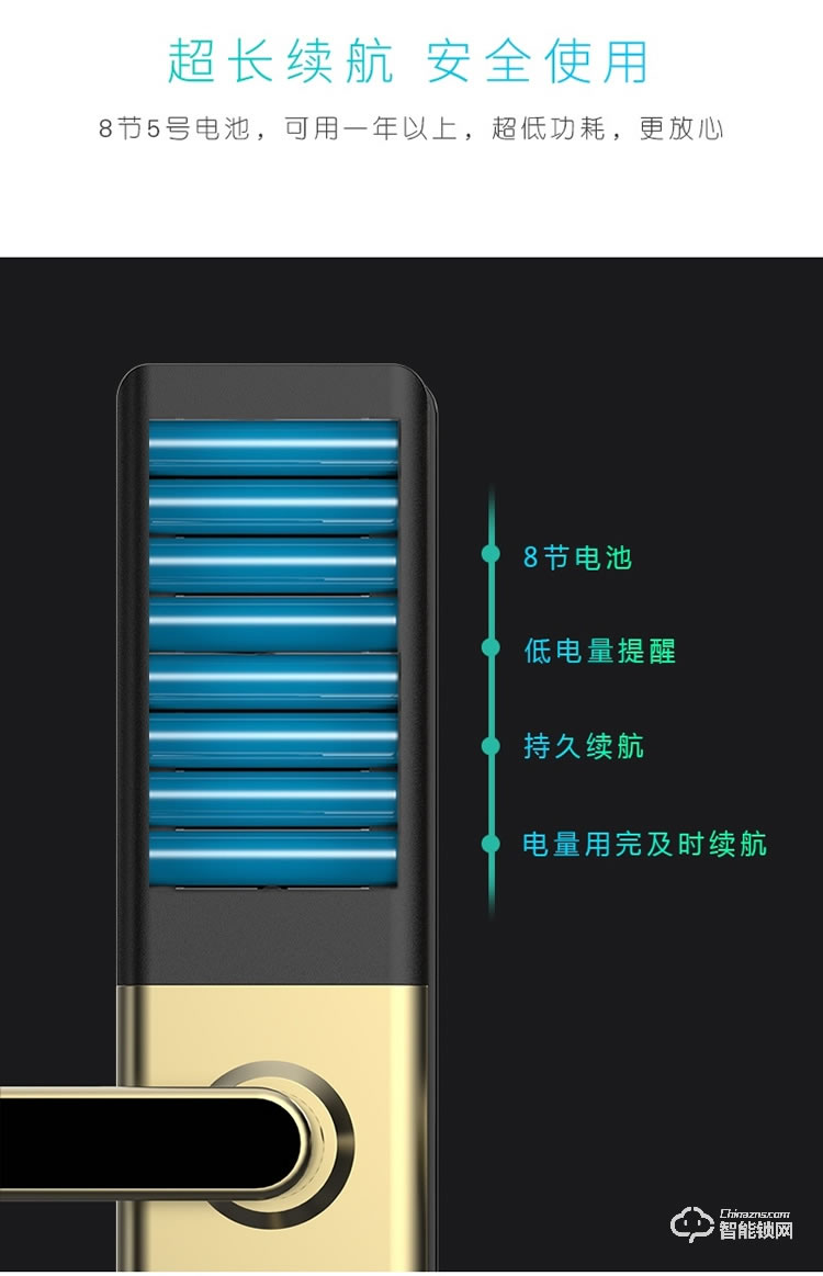 皇家金盾智能锁 R50(凯旋一号)人脸识别家用智能门电子锁