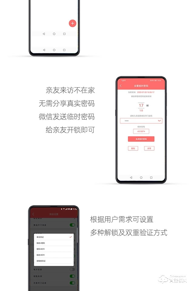 保仕盾智能锁 Q1pro全自动带监控摄像可视门铃智能锁