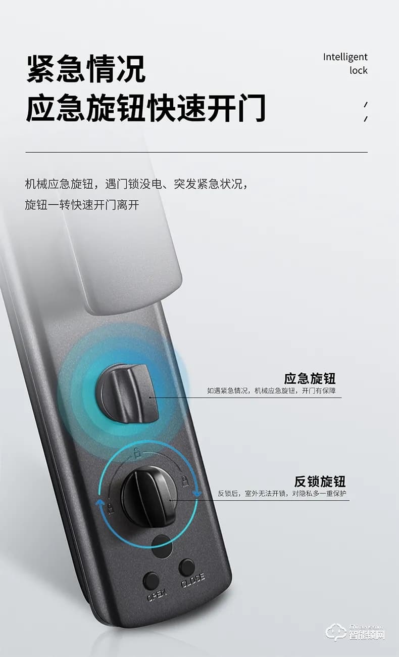 惠氏智能锁 H6推拉式家用防盗门磁卡智能锁