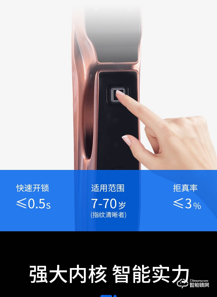 乐固智能锁 P8全自动指纹密码磁卡电子门锁