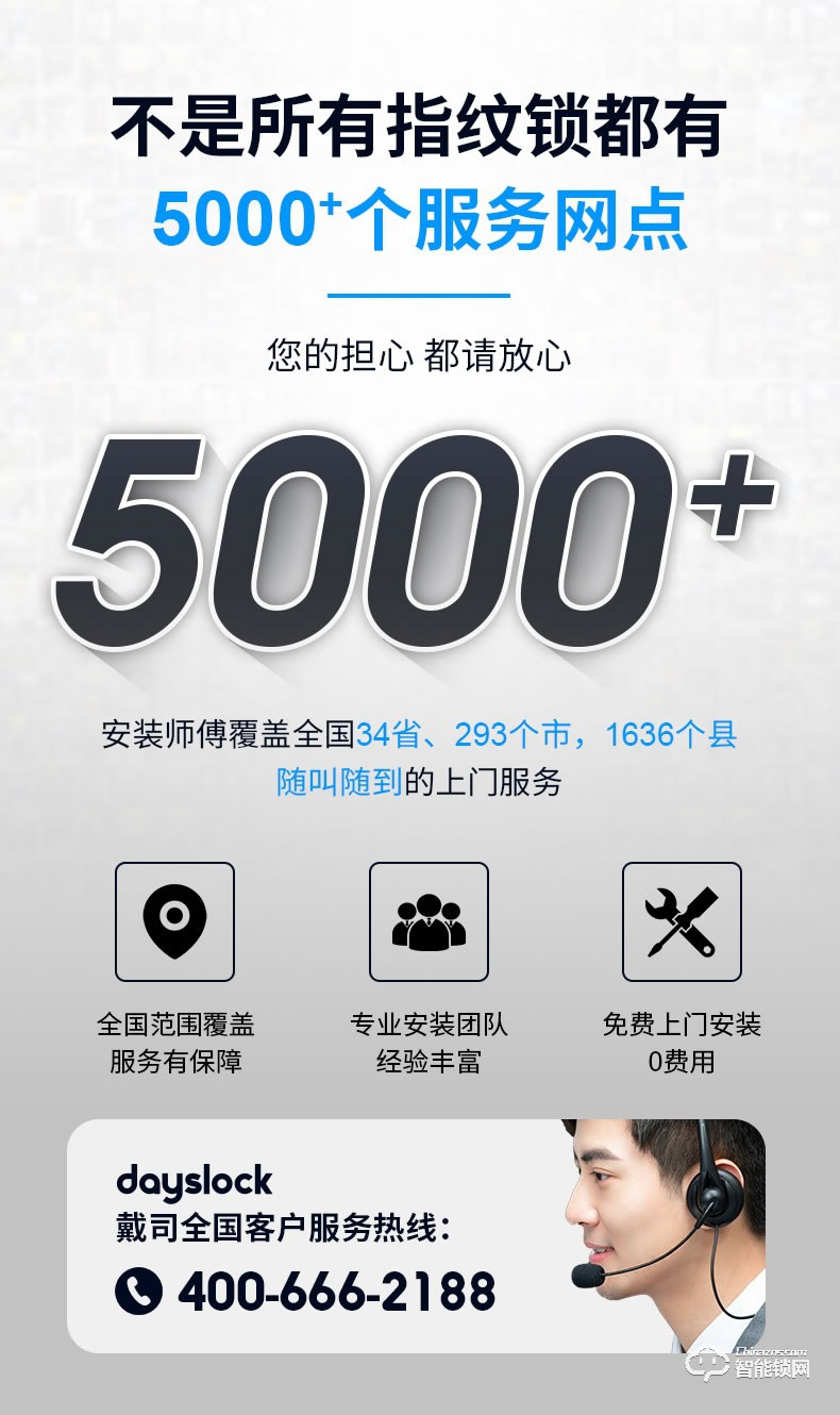 戴司智能锁 D1/D1-V可视猫眼智能锁家用防盗门锁