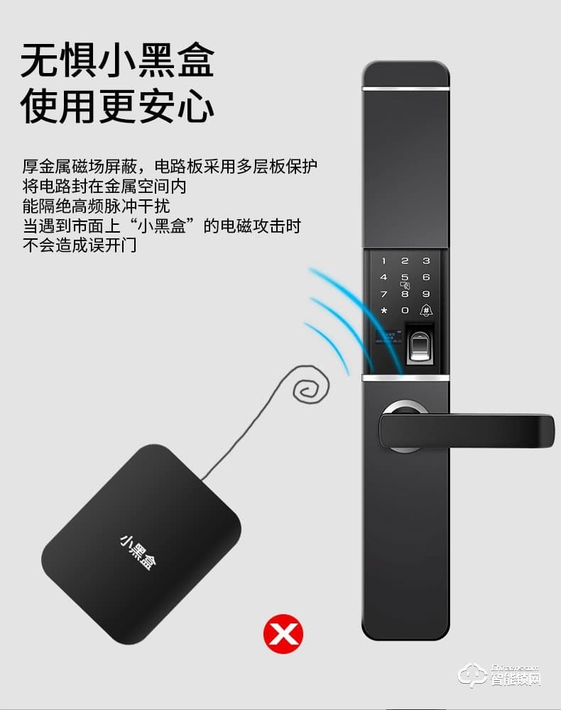 省馨智能锁 T1家用防盗门指纹锁密码锁