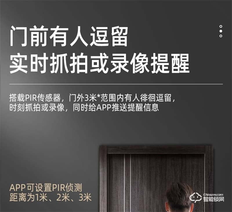 飞利浦阿尔法智能锁 可视猫眼全自动家用指纹锁