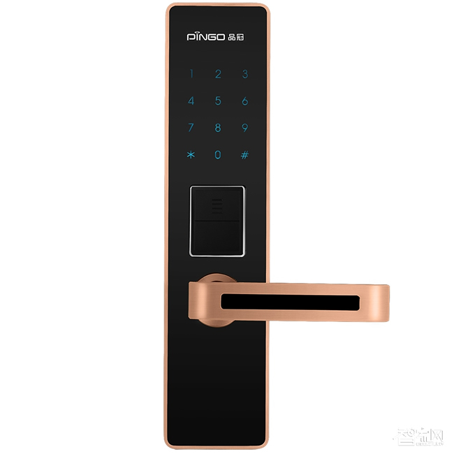 品冠智能锁 直板锁指纹锁密码锁
